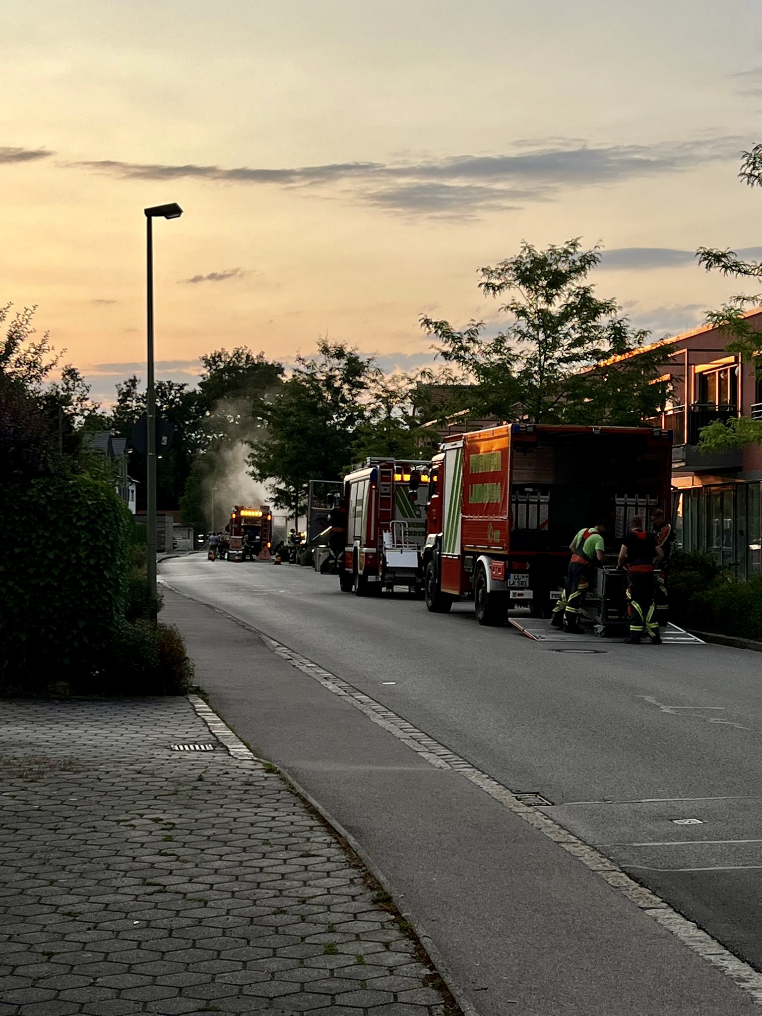 Einsatzübung: Brand in einer Seniorenwohnanlage 