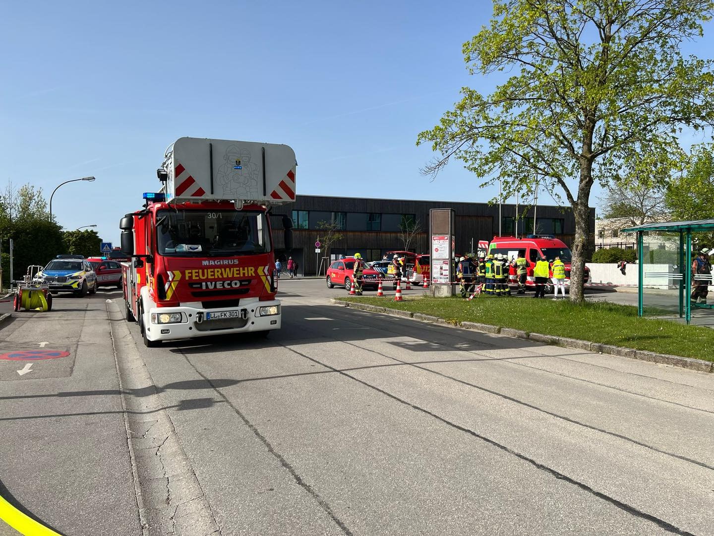 Balkonbrand im Klinikum Landsberg